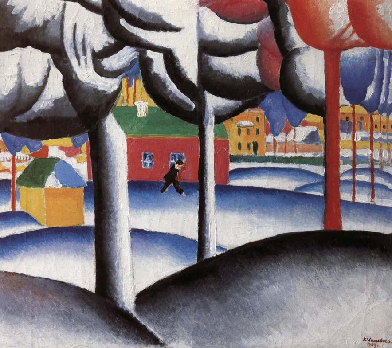 Kasimir Malevich Landscape oil painting picture